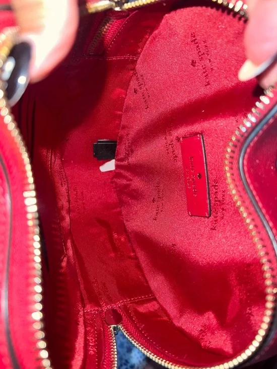 kate spade Red Heart-Shaped Mini Top-Handle Bag - Picture 4 of 4